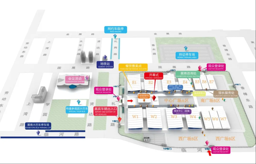 長沙農機展場館布局圖 長沙農機展場館布局圖